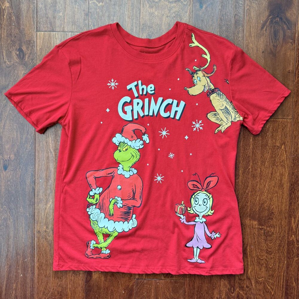 Dr Seuss Boys Short Sleeve T-Shirt Size 7 Red New Without Tags